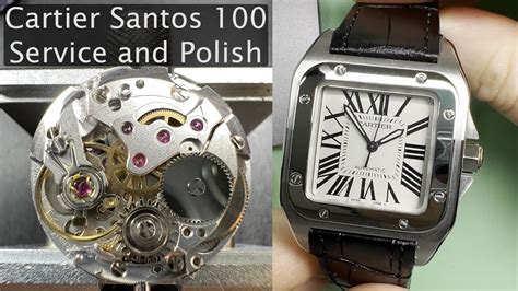 cartier santos polishing|cartier jewellery polishing service.